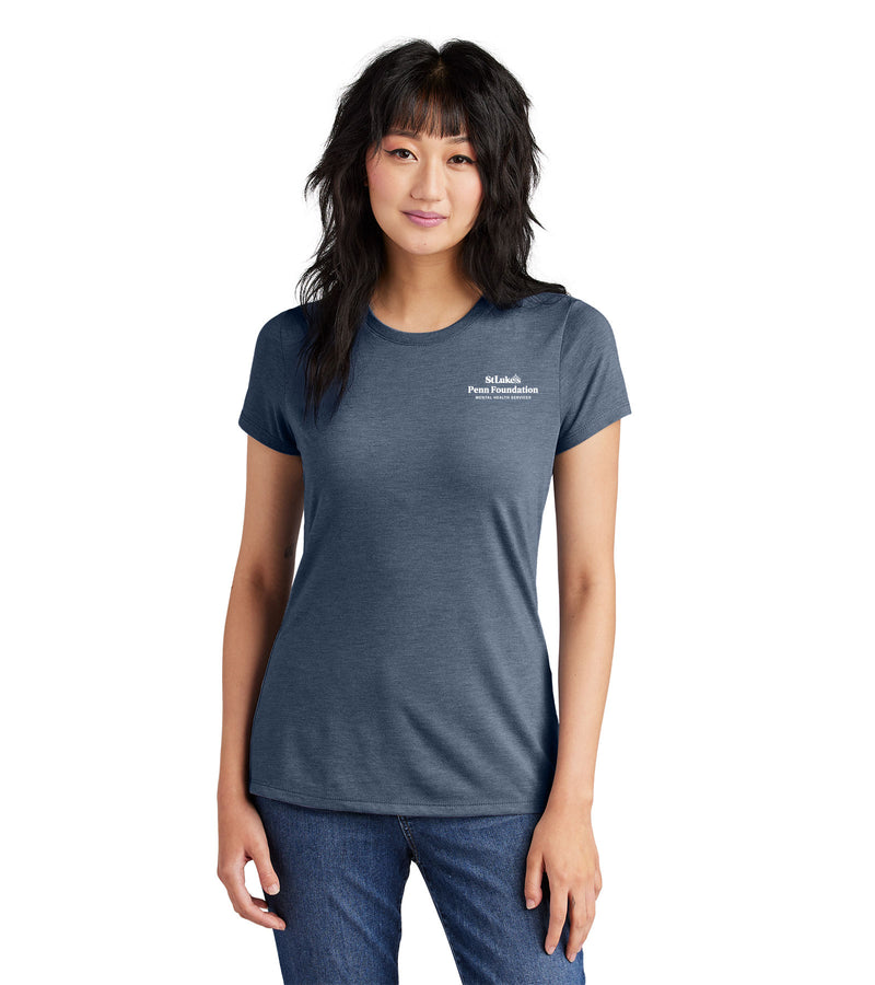 Casual Ladies District Perfect Tri Tee - DM130L - Penn