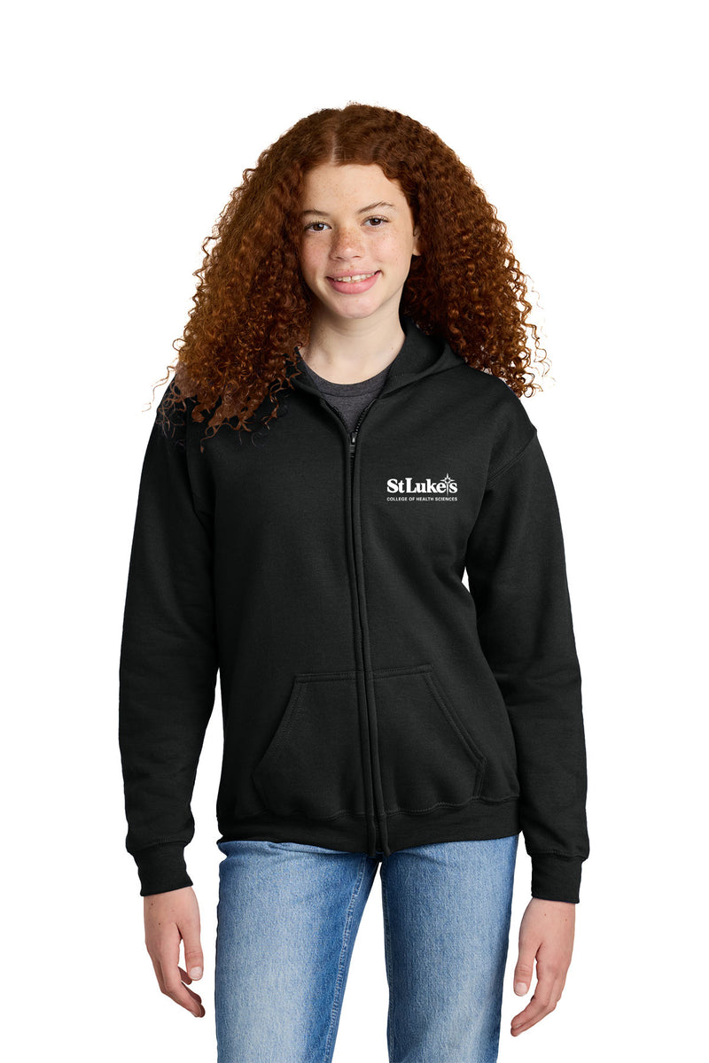 Youth Heavy Blend Full-Zip Hooded Sweatshirt- 18600B - Science