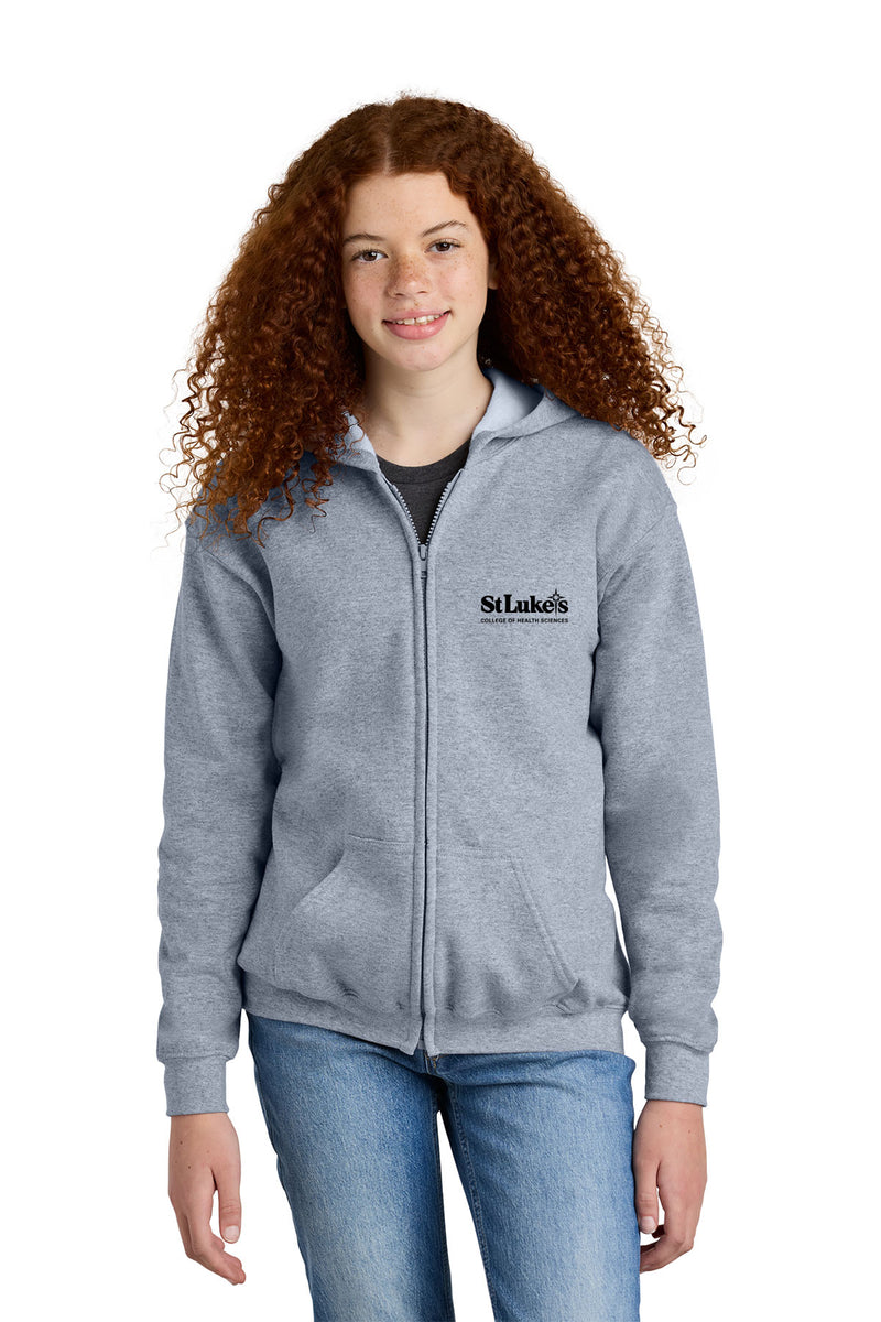 Youth Heavy Blend Full-Zip Hooded Sweatshirt- 18600B - Science