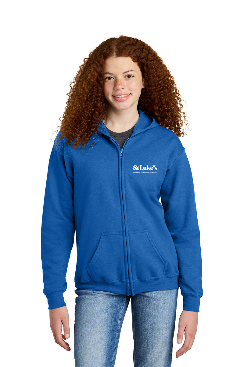 Youth Heavy Blend Full-Zip Hooded Sweatshirt- 18600B - Science