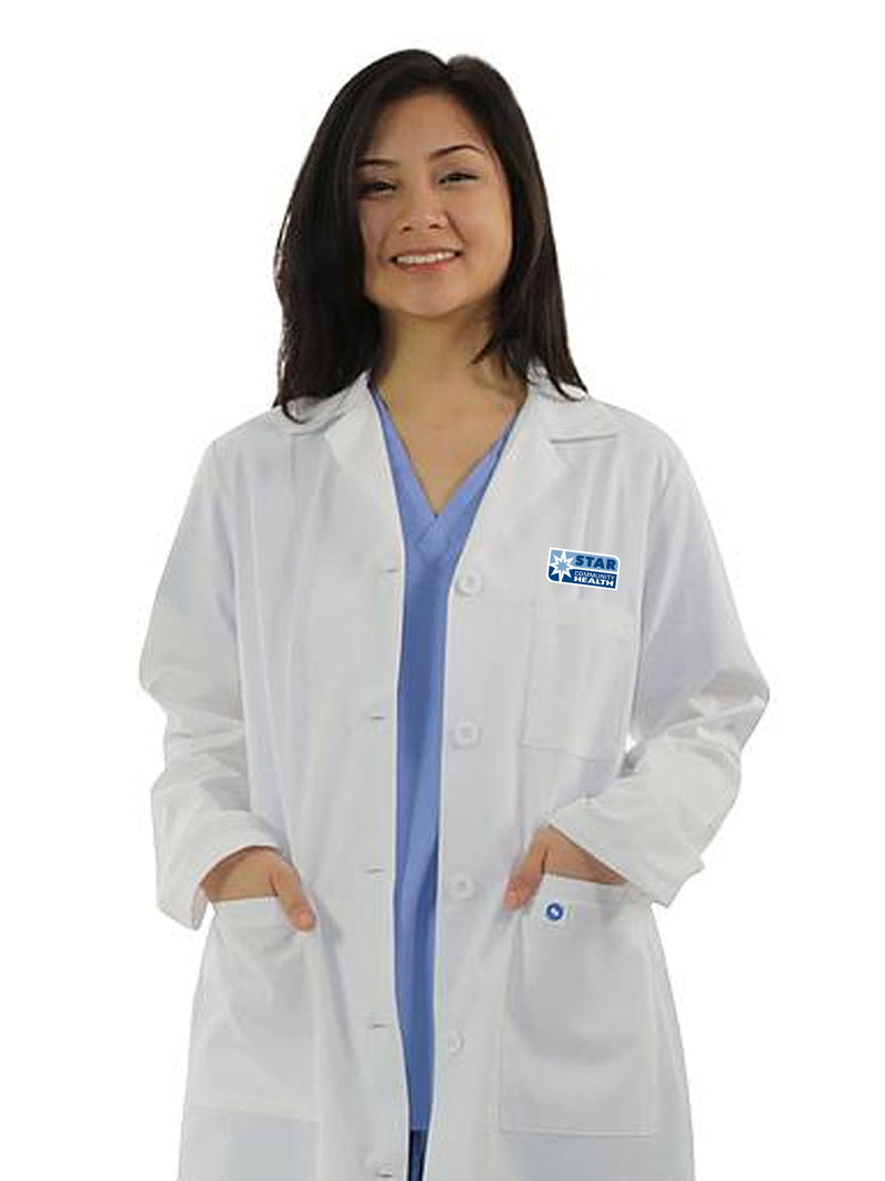 40” Ladies Antimicrobial Lab Coat - 411A - GME