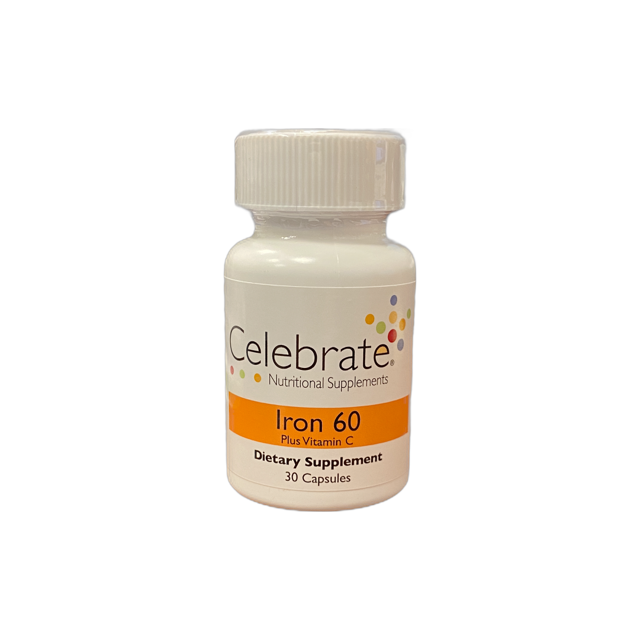 Celebrate Iron 60mg + C Capsule 30ct