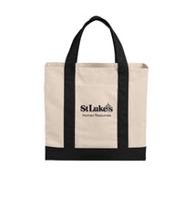 Port Authority® Cotton Canvas Two-Tone Tote - BG429 - HR