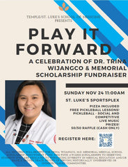 Dr. Trina Wijangco Memorial Scholarship Pickleball Tournament