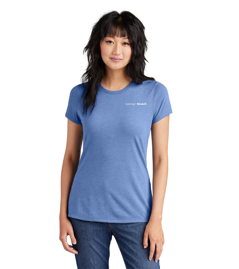 Casual Ladies District Perfect Tri Tee - DM130L - GSL