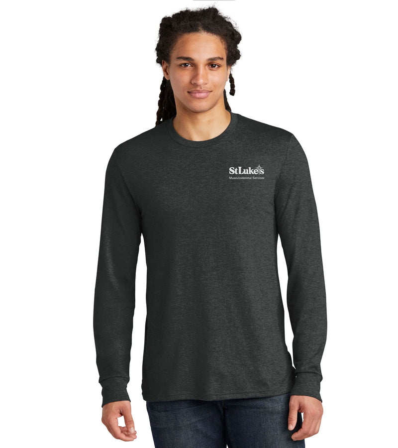 Casual Men’s District Perfect Tri Long Sleeve Tee - DM132 - MOCSP