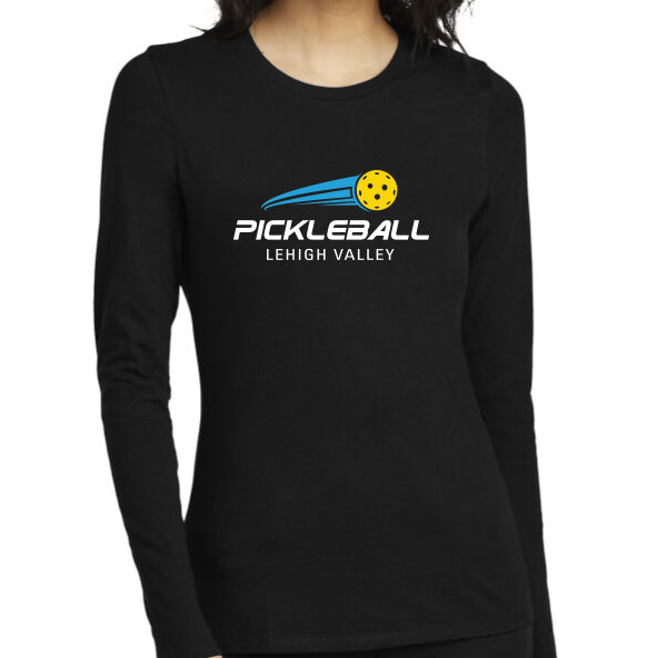 District Women's Perfect Blend CVC Long Sleeve Tee - DT110 - SLSP
