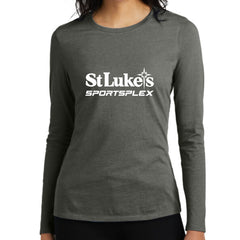 District Women's Perfect Blend CVC Long Sleeve Tee - DT110 - SLSP
