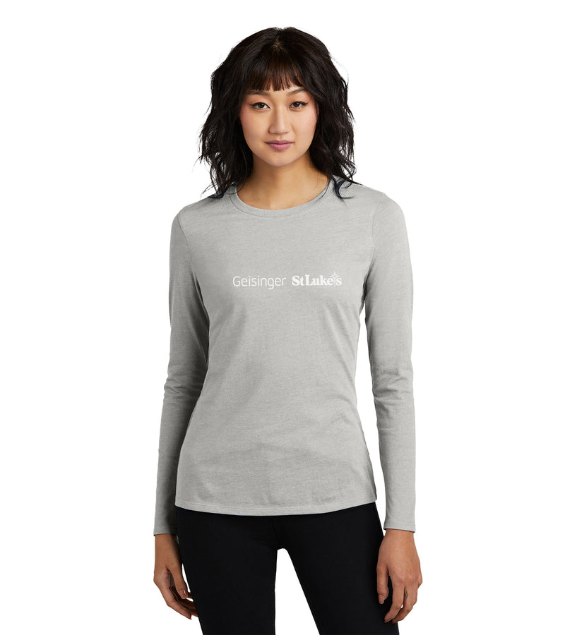 Ladies District Perfect Blend CVC Long Sleeve Tee - DT110 - GSL