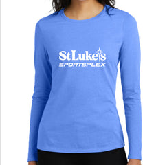 District Women's Perfect Blend CVC Long Sleeve Tee - DT110 - SLSP