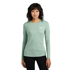 Ladies District Perfect Blend CVC Long Sleeve Tee - DT110 - CC