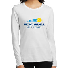 District Women's Perfect Blend CVC Long Sleeve Tee - DT110 - SLSP