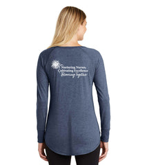 Casual Ladies District Perfect Tri Long Sleeve Tee - DT132L - NC