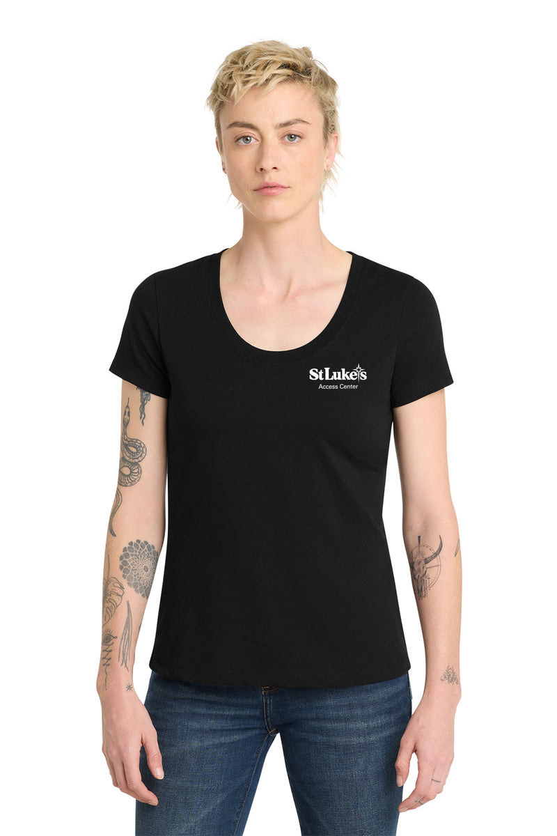 District Women’s Flex Scoop Neck Tee - DT7501 - Access Center