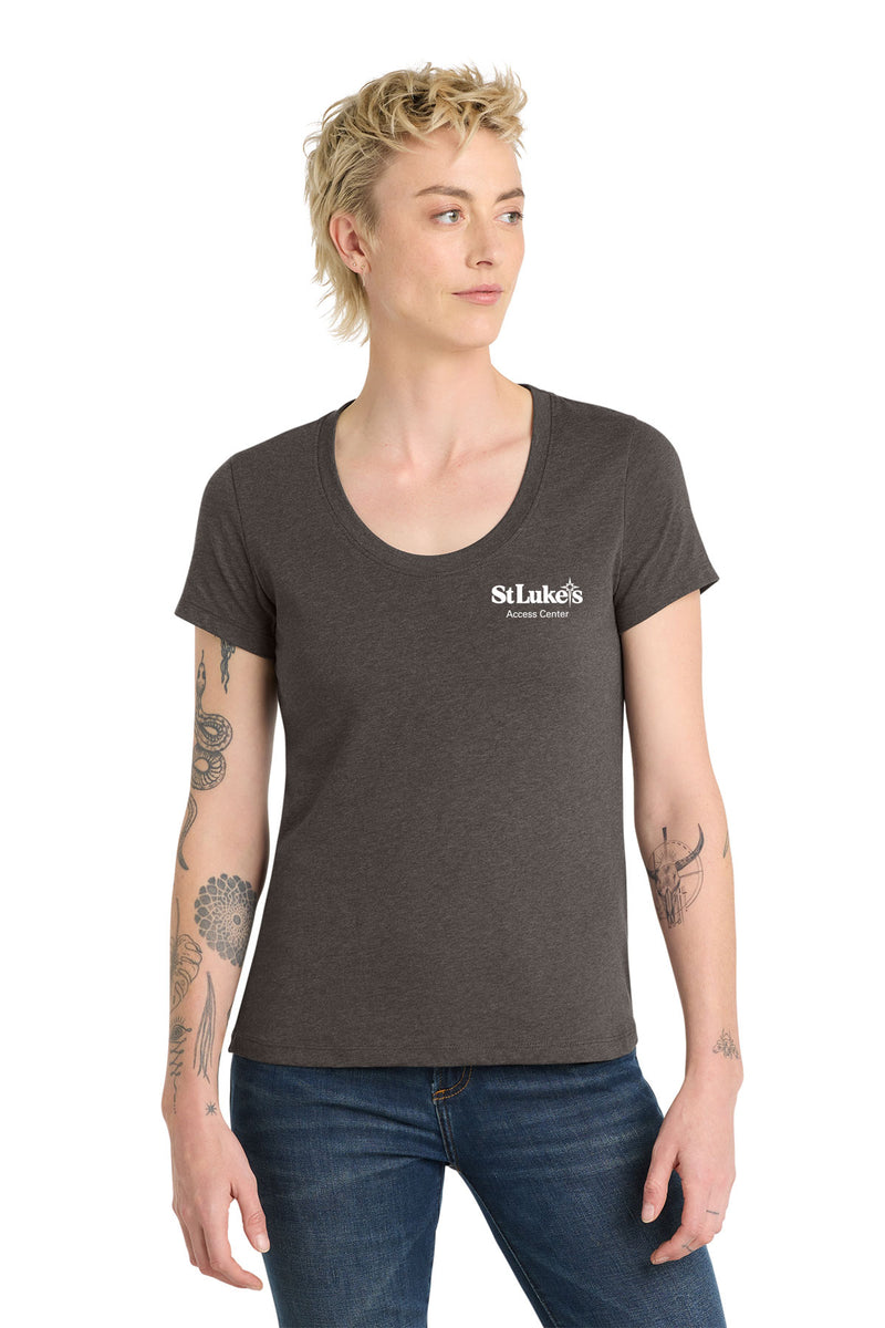 District Women’s Flex Scoop Neck Tee - DT7501 - Access Center