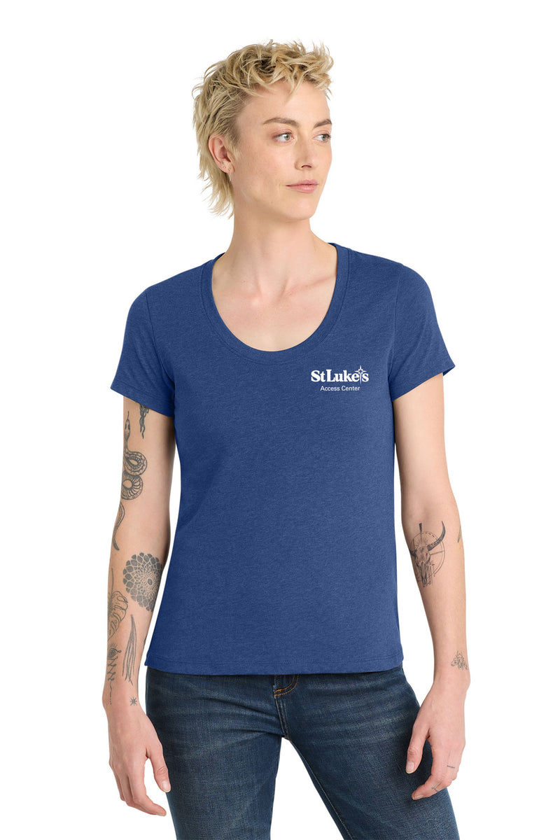District Women’s Flex Scoop Neck Tee - DT7501 - Access Center