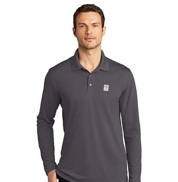 St Luke's Port Authority Long Sleeve Polo