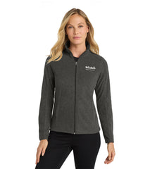 Port Authority® Women's Heather Microfleece Full-Zip Jacket - L235 - HR