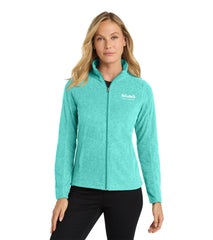 Port Authority® Women's Heather Microfleece Full-Zip Jacket - L235 - HR