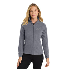 Port Authority® Women's Heather Microfleece Full-Zip Jacket - L235 - WeightM