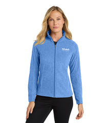 Port Authority® Women's Heather Microfleece Full-Zip Jacket - L235 - HR