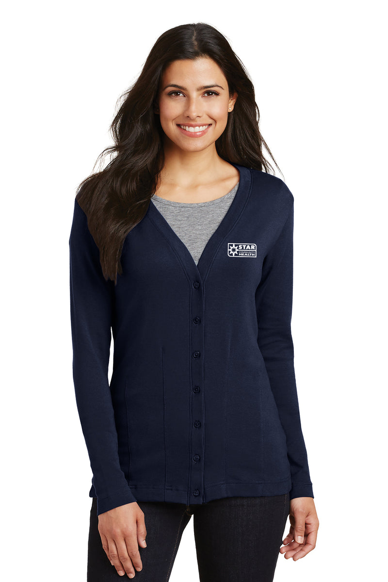 Navy cotton cardigan ladies hotsell