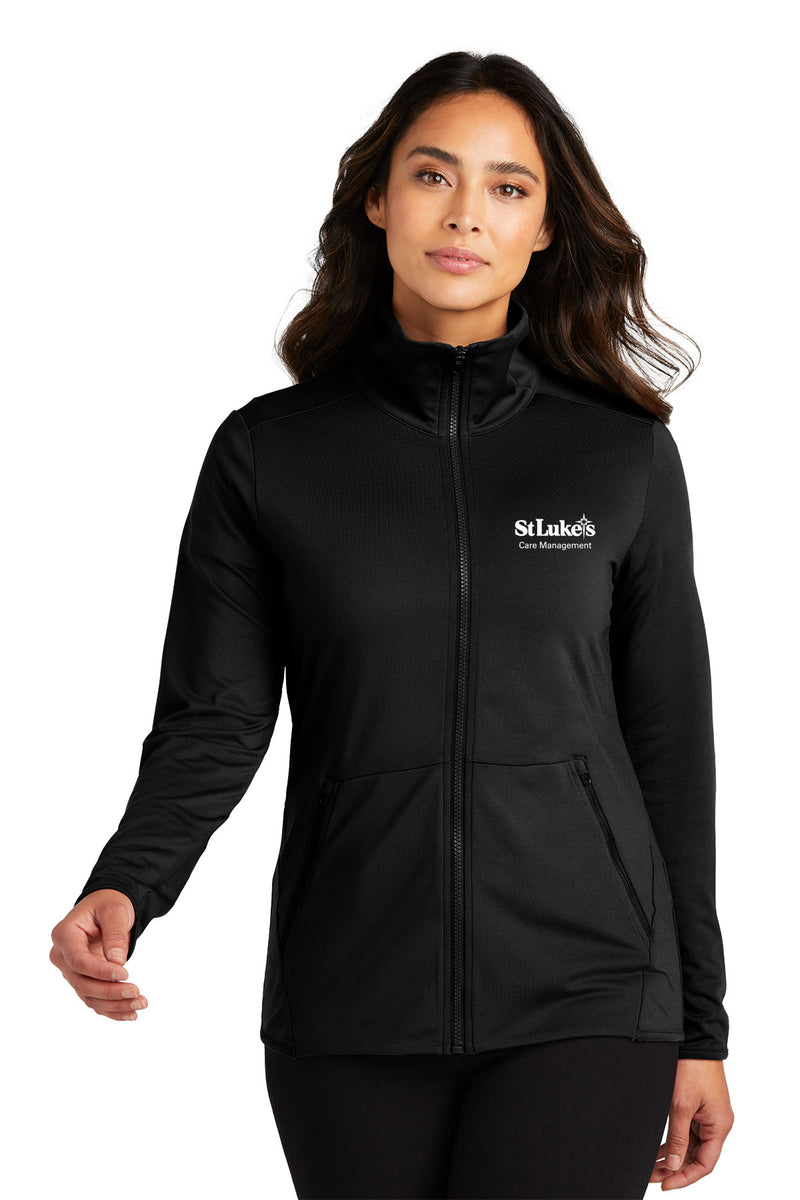 Port Authority Women's Accord Stretch Fleece Full-Zip - LK595 - Care Management