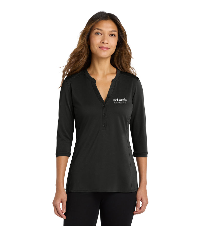 Port Authority Women's UV Choice Pique Henley - LK750 - HR
