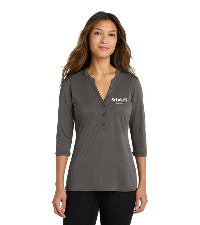 Port Authority Women's UV Choice Pique Henley - LK750 - Radiology