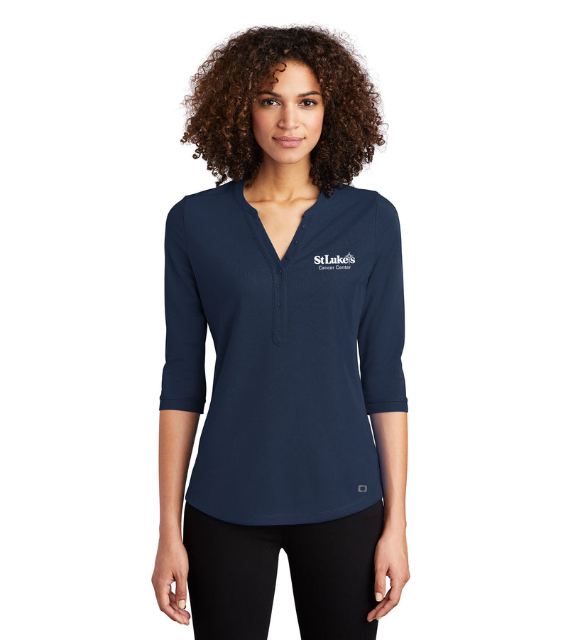 OGIO Ladies Jewel Henley- LOG104 - CC