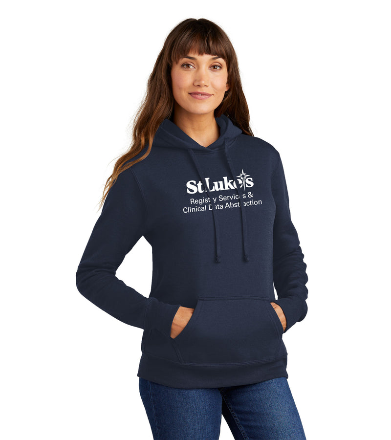 Ladies Port & Company ® Core Fleece Pullover Hooded Sweatshirt - LPC78H - Registry