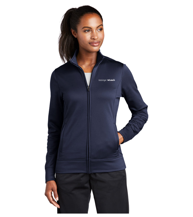 Ladies Sport-Tek Sport-Wick Fleece Full-Zip Jacket - LST241 - GSL