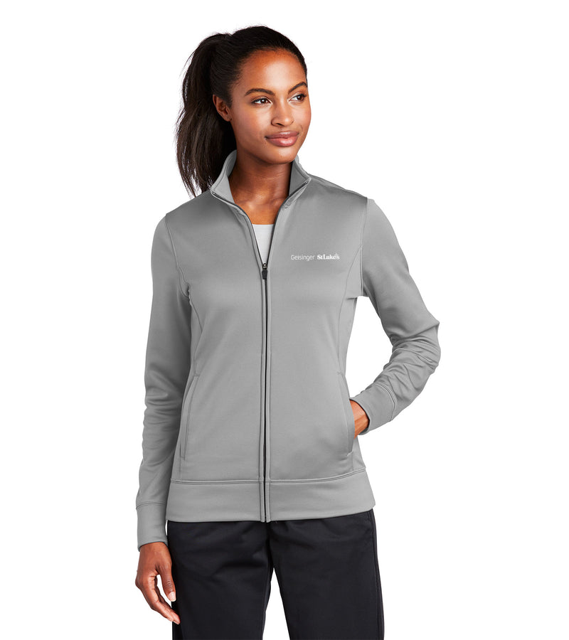 Ladies Sport-Tek Sport-Wick Fleece Full-Zip Jacket - LST241 - GSL