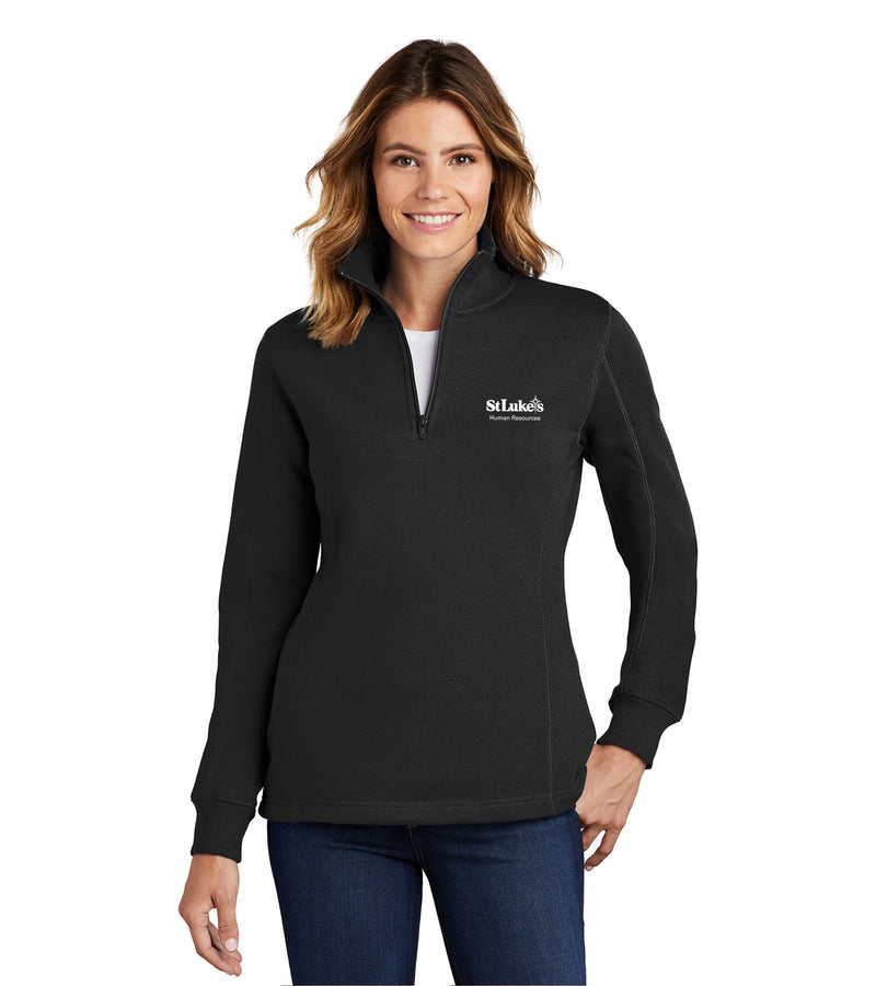 Sport-Tek® Women's 1/4-Zip Sweatshirt - LST253 - HR