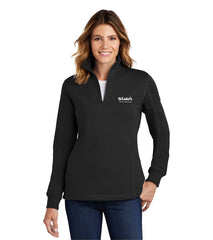 Sport-Tek® Women's 1/4-Zip Sweatshirt - LST253 - HR