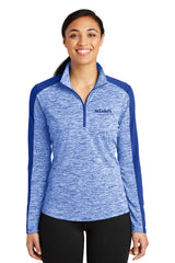 Sport-Tek Women's PosiCharge Electric Heather Colorblock 1/4-Zip Pullover - LST397 - Access Center