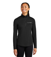 Ladies Sport-Tek PosiCharge Tri-Blend Wicking 1/4-Zip Pullover - LST407 - GSL