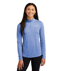 Ladies Sport-Tek PosiCharge Tri-Blend Wicking 1/4-Zip Pullover - LST407 - GSL