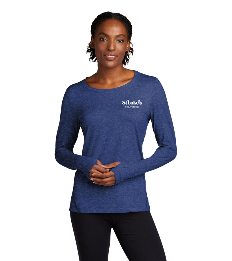 Sport-Tek Women's Exchange 1.5 Long Sleeve Crew - LST710 - CRG