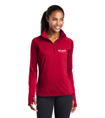 Sport-Tek Women's Sport-Wick® Stretch 1/4-Zip Pullover - LST850 - CRG