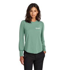 Mercer+Mettle Women’s Stretch Jersey Long Sleeve Blouson Top - MM1019 - Specialty