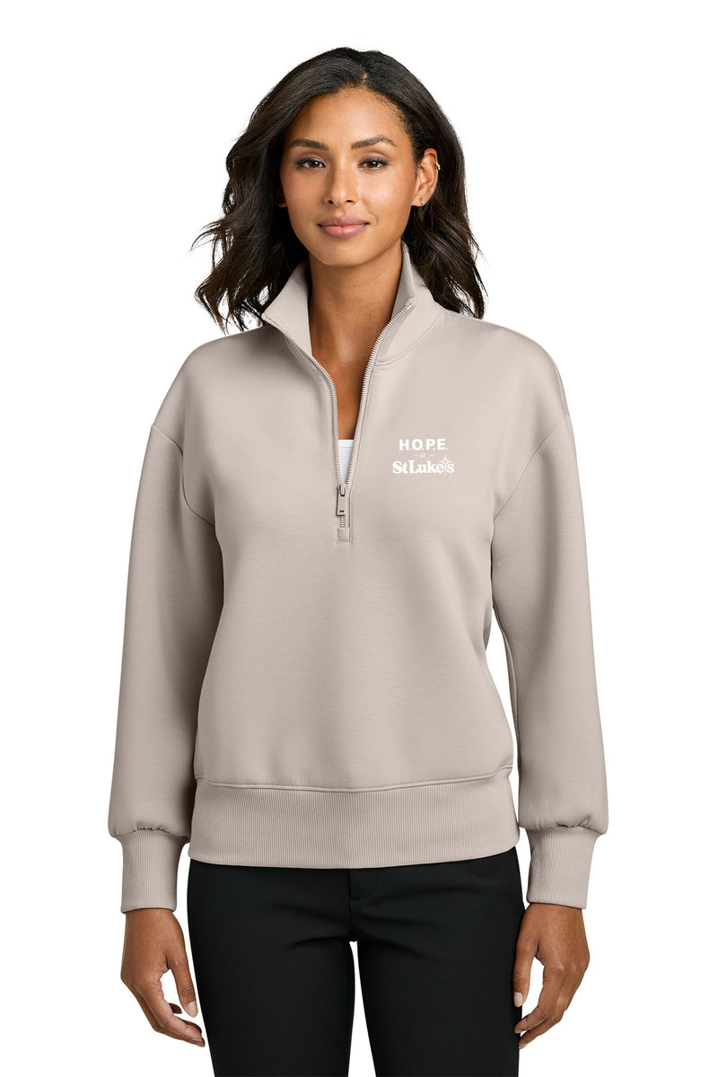 Mercer+Mettle® Women's Soft Spacer 1/4-Zip - MM3101 - HOPE | St