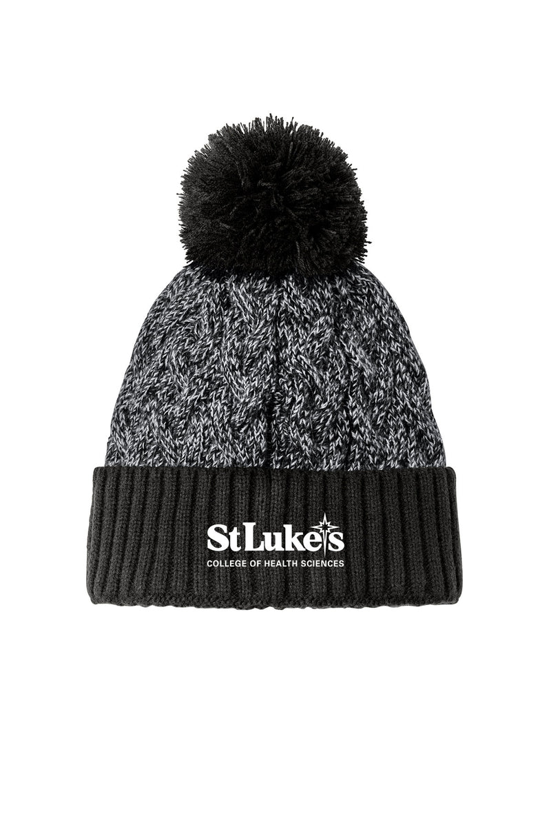 New Era Marled Knit Pom Beanie - NE910 - Science
