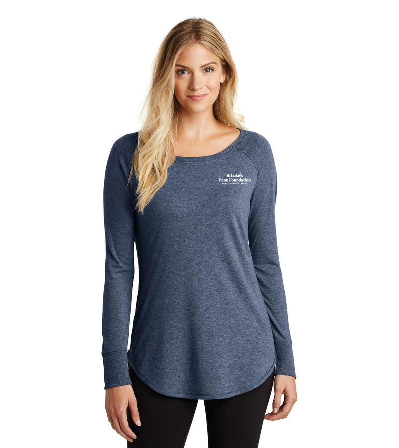 Casual Ladies District Perfect Tri Long Sleeve Tee - DT132L - Penn