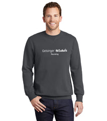 Men's Port & Company Beach Wash Garment-Dyed Crewneck Sweatshirt - PC098- NC