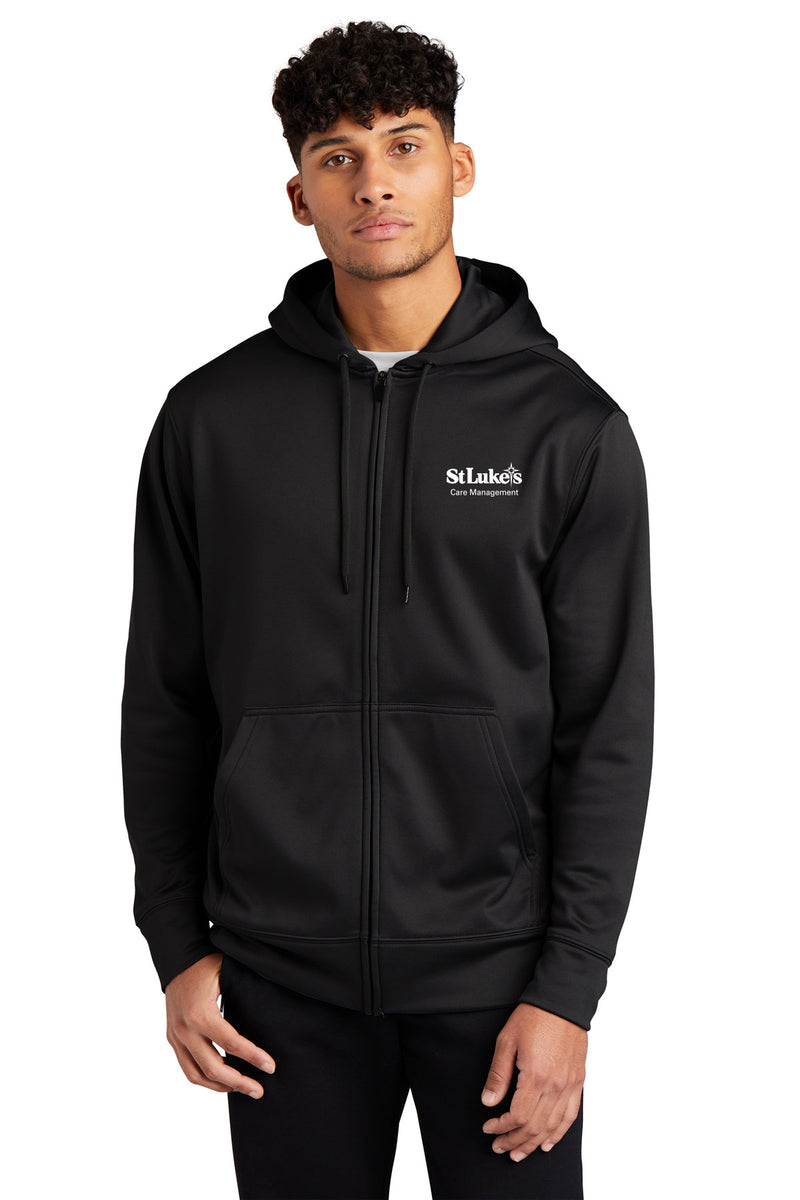 Sport-Tek Sport-Wick Fleece Full-Zip Hooded Jacket - ST238 - Care Management