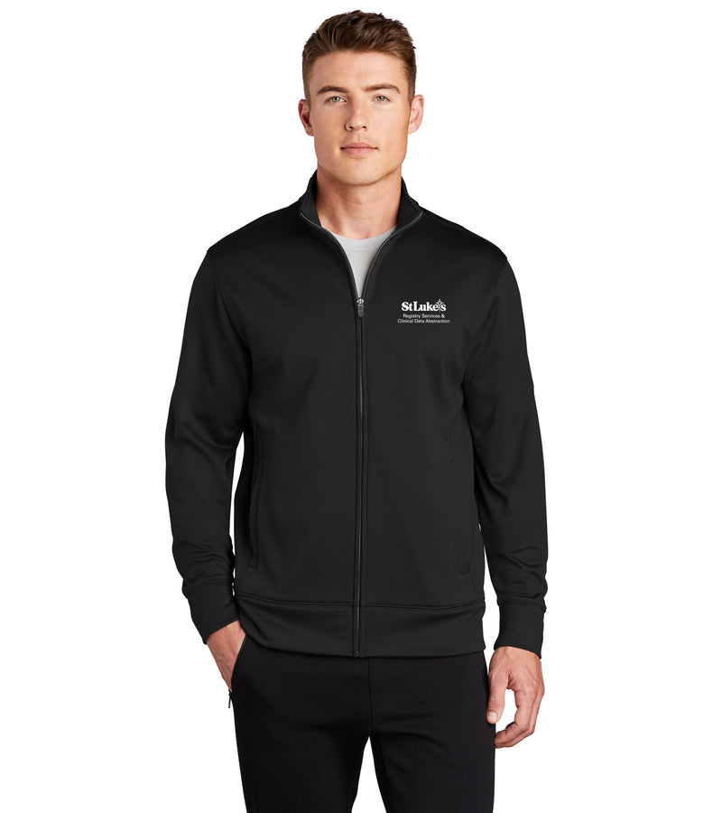 Men's Sport-Tek® Sport-Wick® Fleece Full-Zip Jacket - ST241- Registry