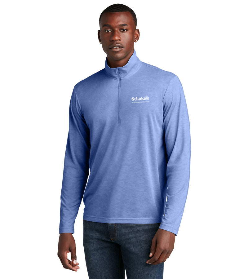 Men's Sport-Tek ® PosiCharge ® Tri-Blend Wicking 1/4-Zip Pullover - ST407 - MOCSP