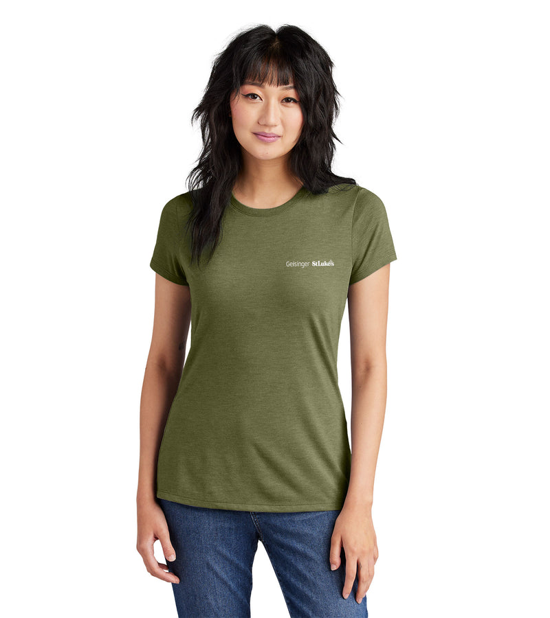 Casual Ladies District Perfect Tri Tee - DM130L - GSL