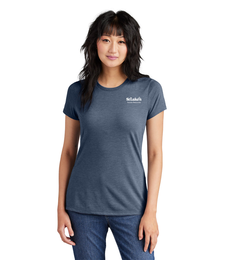 Casual Ladies District Perfect Tri Tee - DM130L - HR